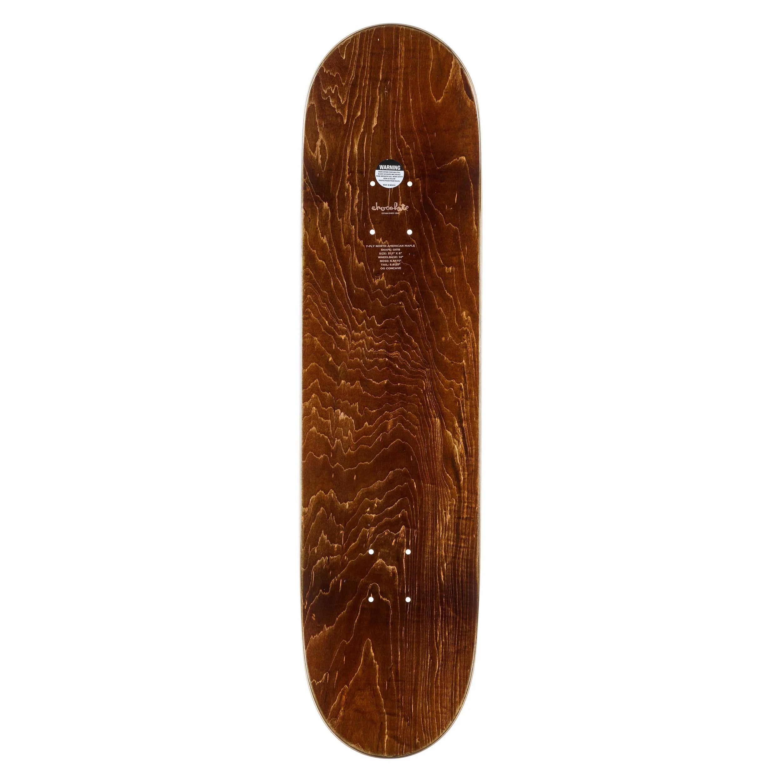 Chocolate Skateboard Complete Anderson Legalize Peace 8.0" x 31.5"