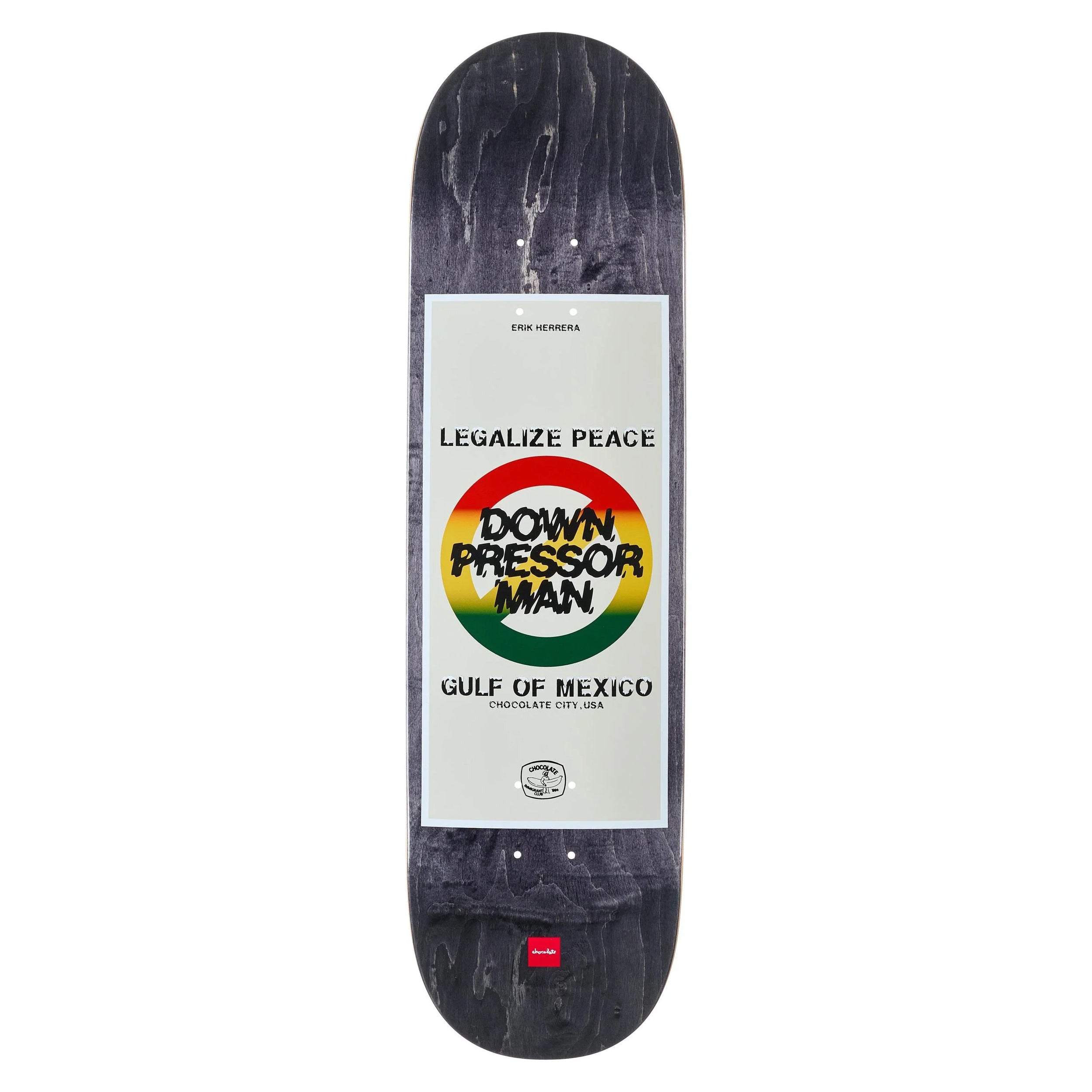 Chocolate Skateboard Deck Herrera Know Your Rights 8.375" x 32"