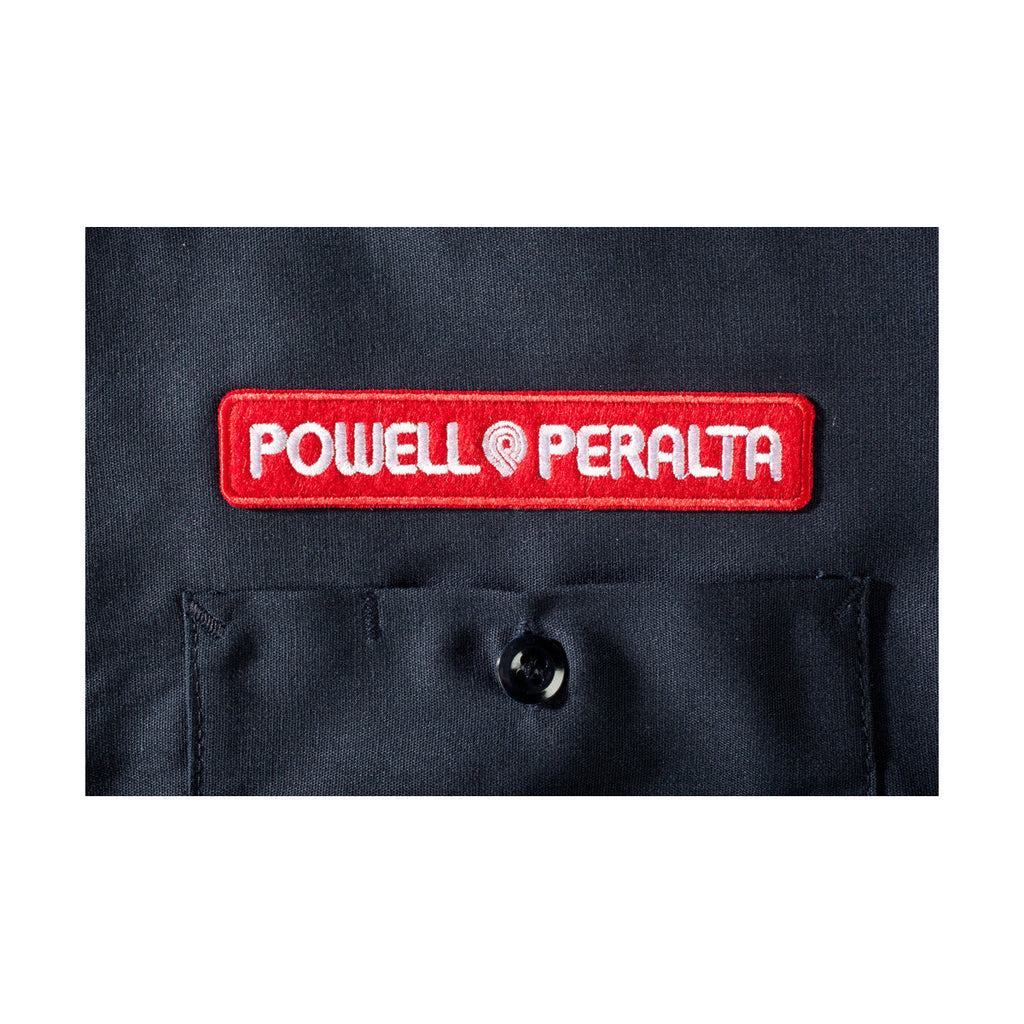Powell Peralta Skateboards Work Shirt Winged Ripper Navy