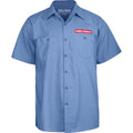 Powell Peralta Skateboards Work Shirt Skateboard Skeleton Postal Blue