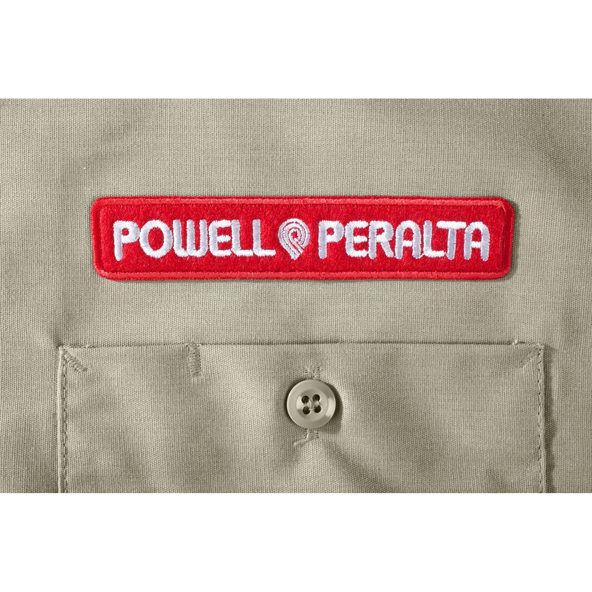 Powell Peralta Skateboards Work Shirt Supreme Khaki