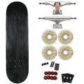 Moose Canadian Maple Skateboard Black 8.5" with Independent Trucks, Spitfire Wheels
