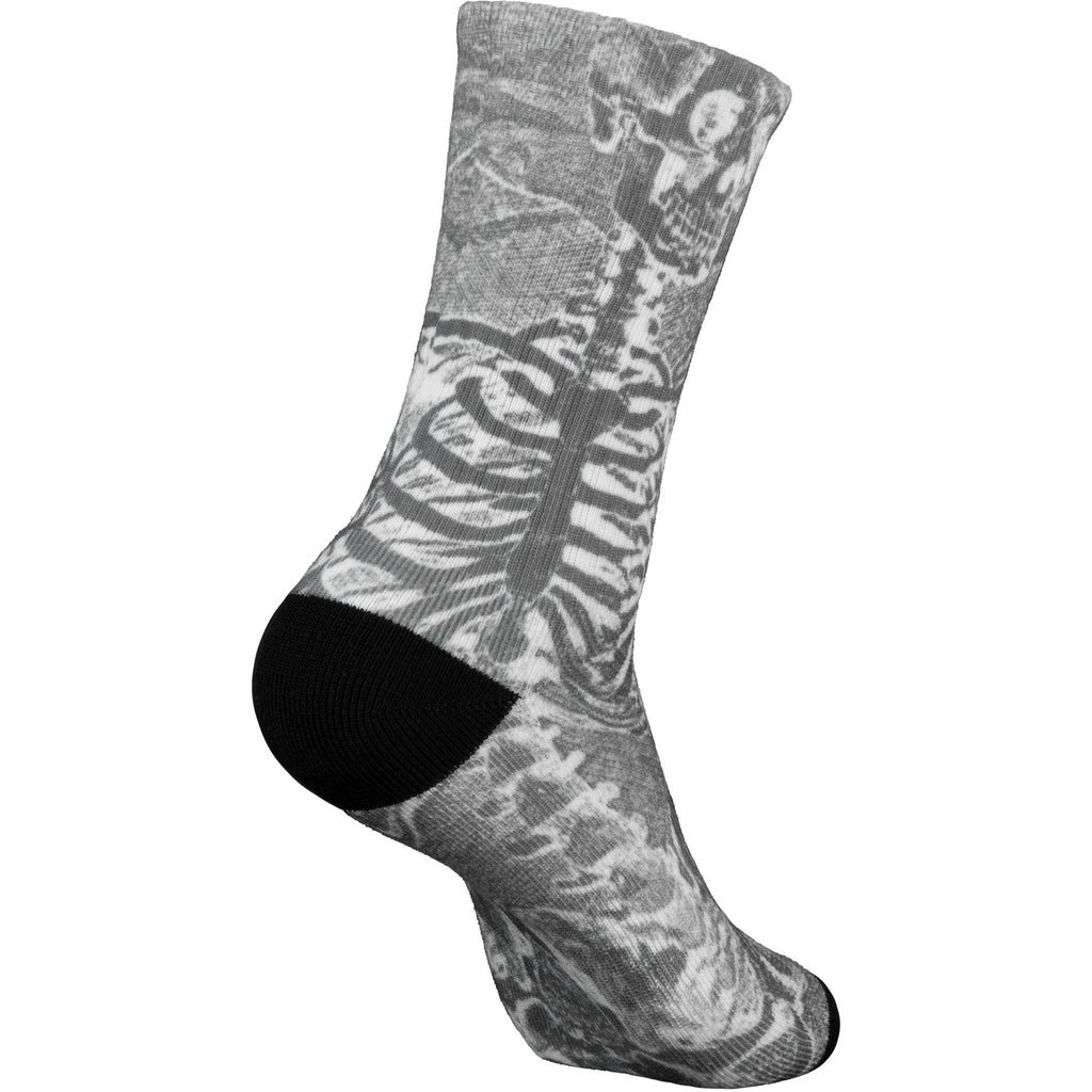 Powell Peralta Skateboards Socks Skull and Sword Skeleton Crew Charcoal