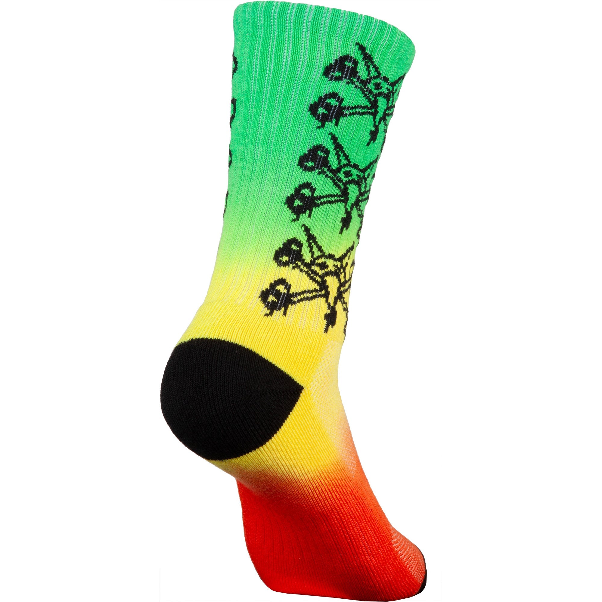 Powell Peralta Skateboards Socks Vato Rats Crew Rasta Fade
