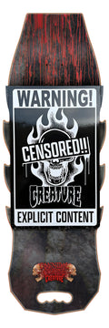 Creature Skateboard Deck Cannibal Corpse Explicit Butchered at Birth 10.56" x 31"