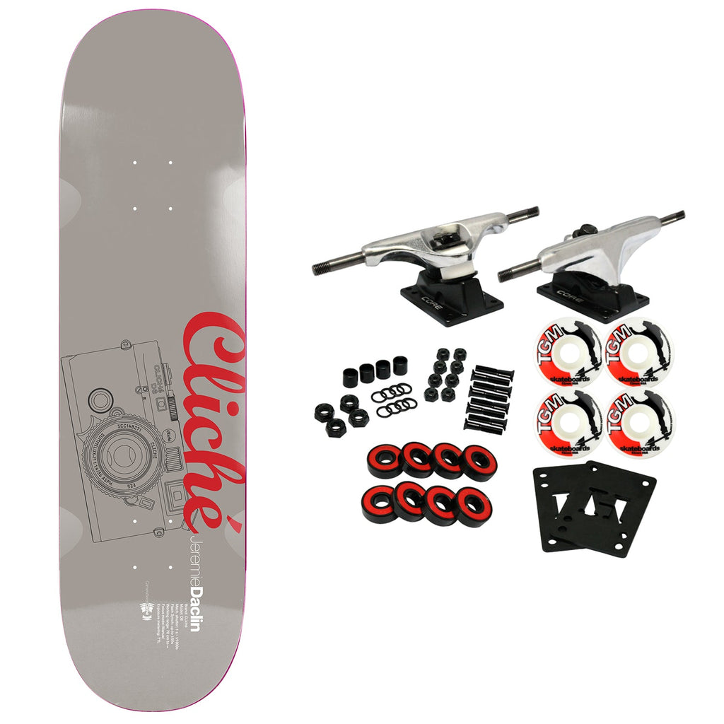 Cliche Skateboard Complete Jeremie Daclin Camera 8.5" x 32"