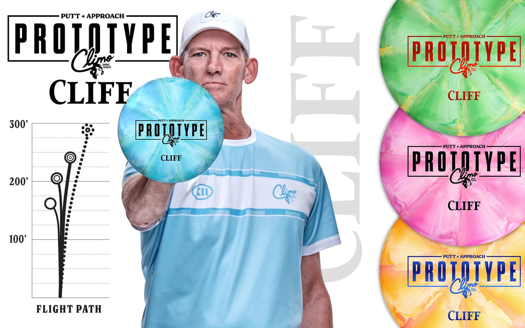 Climo Disc Golf Prototype Swirled Trophy Line Cliff Putt and Approach 2/3/-1/0 - Choose Exact Disc