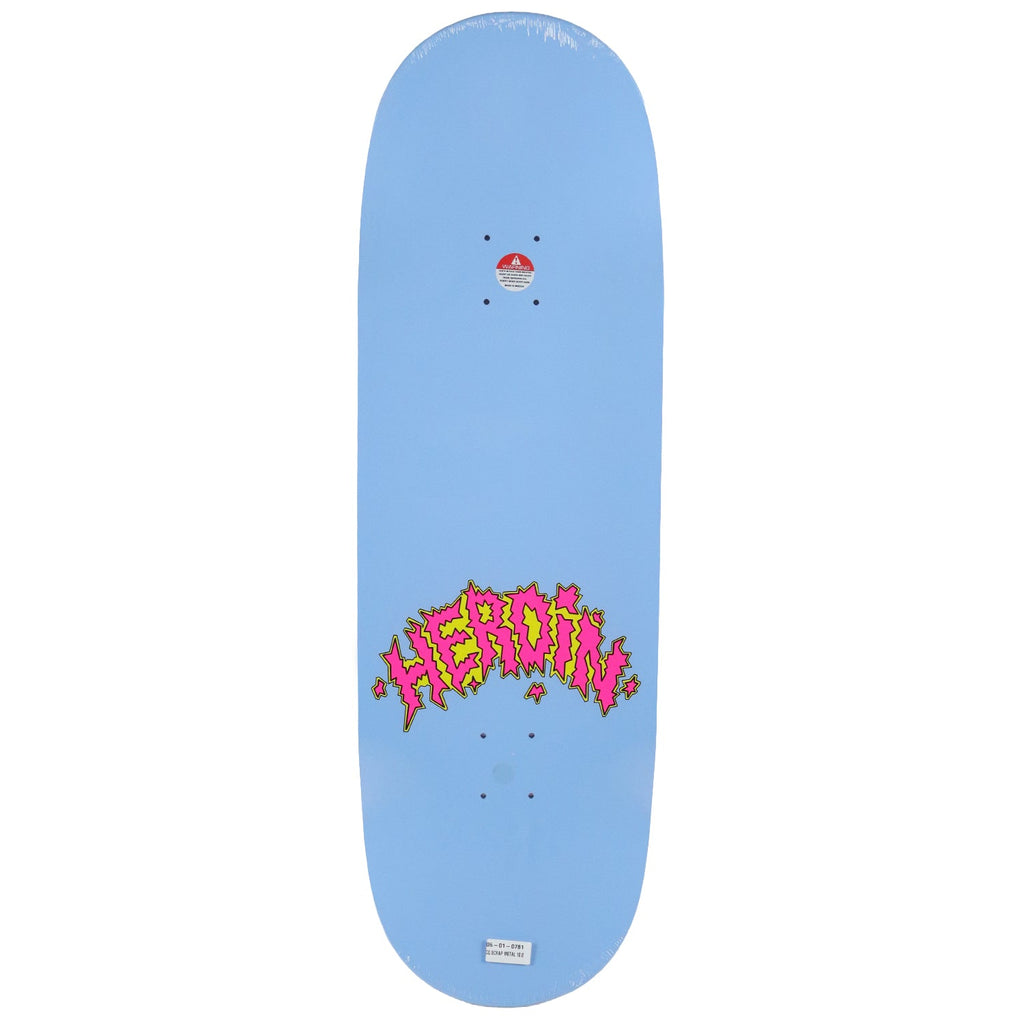 Heroin Skateboard Complete Craig Questions Scrap Metal 10" x 32.25"