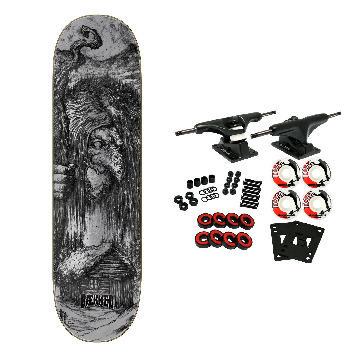 Creature Skateboard Complete Baekkel Troll 2 8.6" x 32.11"