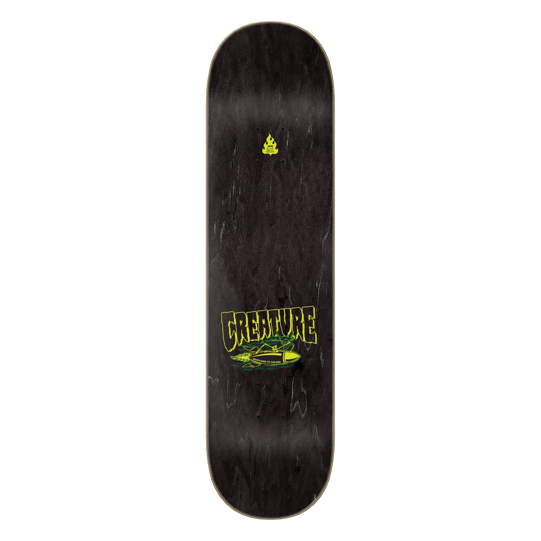 Creature Skateboard Deck Death Rider Stumps 8.0" x 31.5"