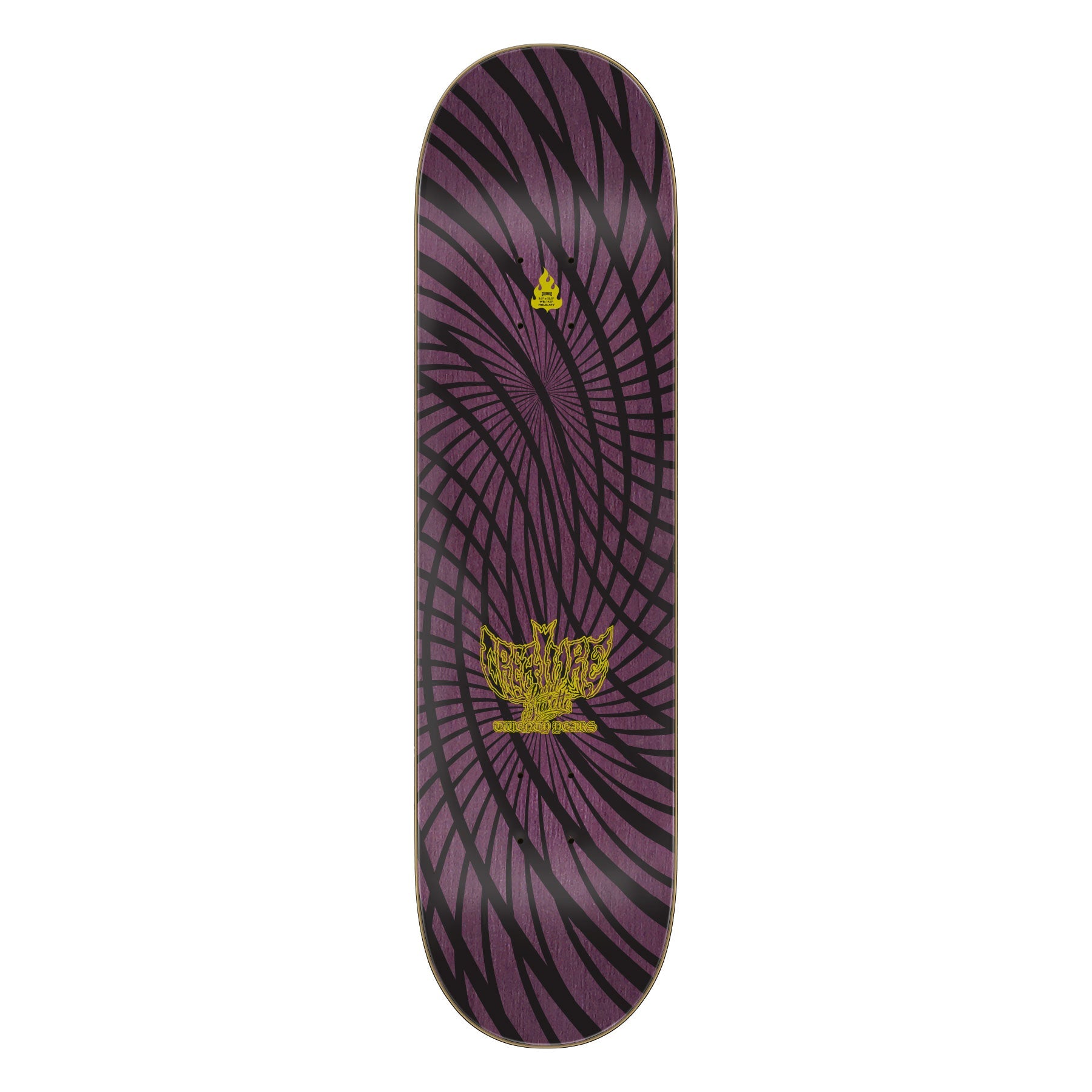 Creature Skateboard Complete Gravette Hippie Skull 20th 8.3" x 32.2"