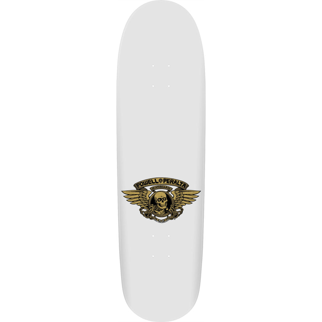 Powell Peralta Skateboard Hot Rod Flames White/Gold / Independent / Rat Bones Black