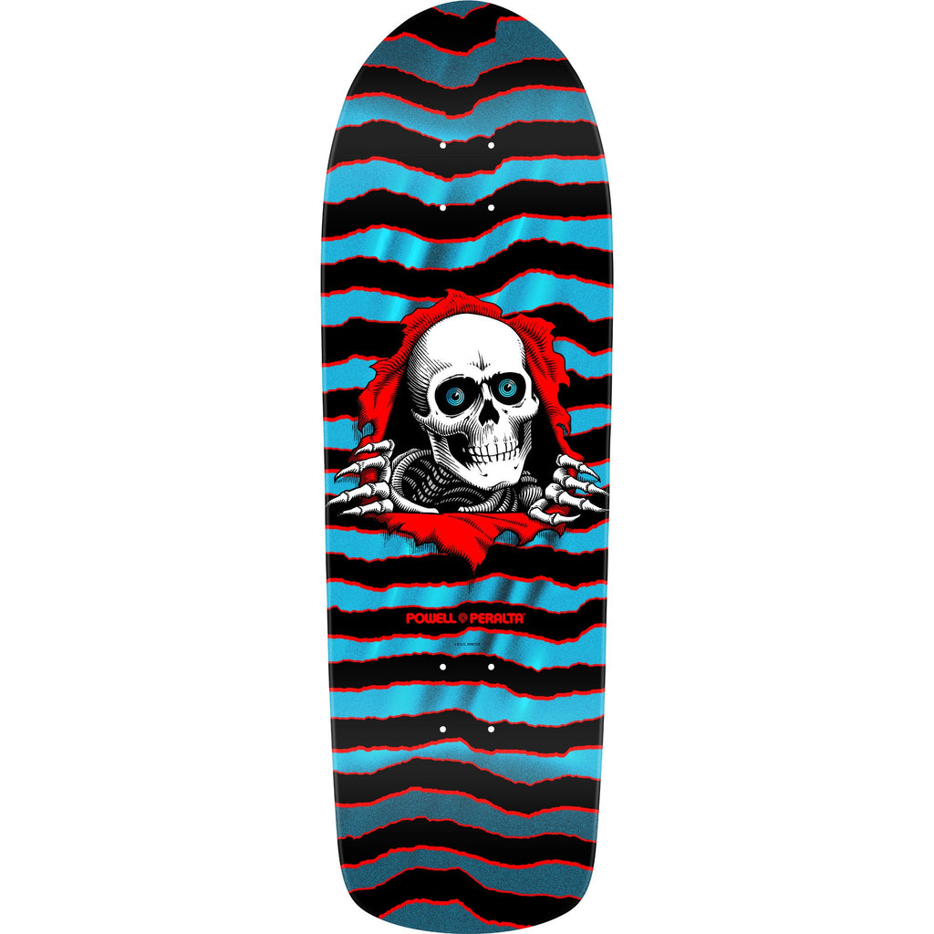 Powell Peralta Skateboard OS Ripper Red/Blue Foil / Independent/ Rat Bones Black