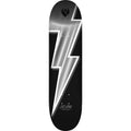 Powell Peralta Skateboard Deck Flight Mike Vallely Lightning Bolt Silver 8.5" x 32.08"