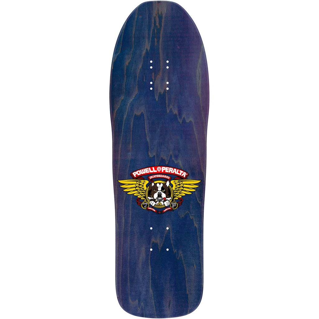 Powell Peralta Skateboard Complete Hill Bulldog Blue/Red Fade Old School Reissue