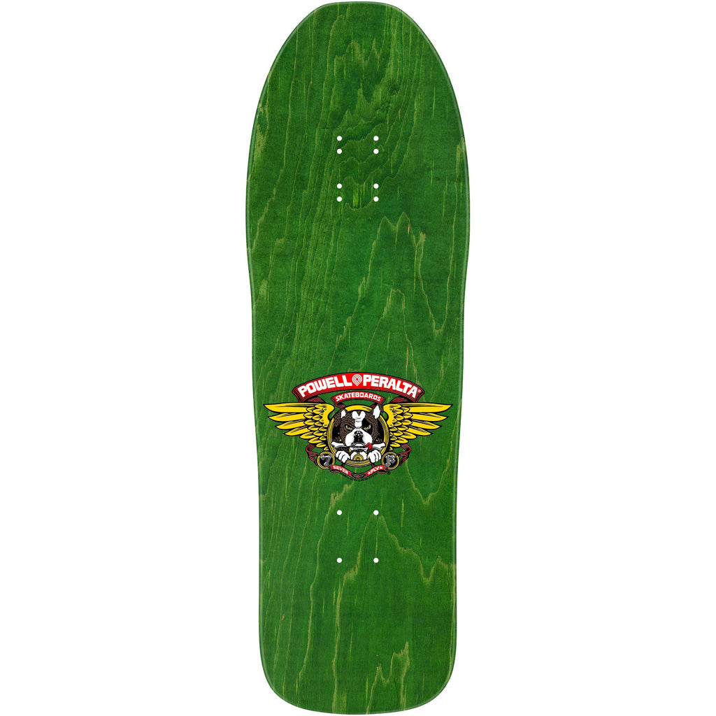 Powell Peralta Skateboard Complete Frankie Hill Bull Dog Green/Gold Foil Old School Reissue