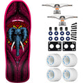 Powell Peralta Skateboard Mike Vallely Elephant Pink / Independent/ Rat Bones White