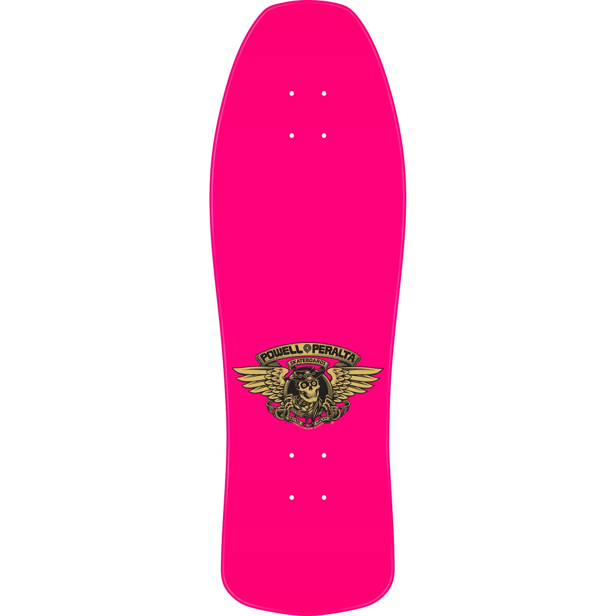 Powell Peralta Skateboard Deck Underhill Cross Pink Foil Old School Reissue