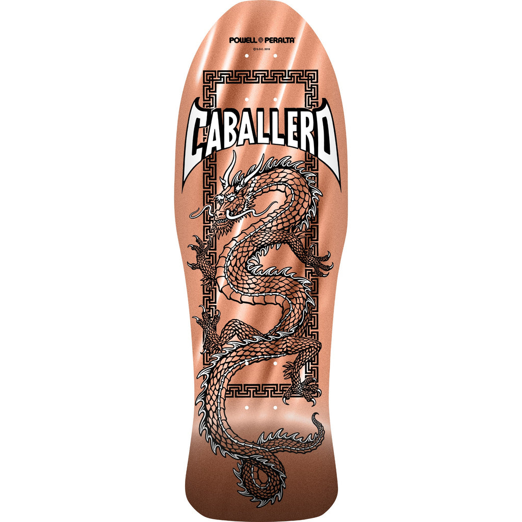 Powell Peralta Skateboard Cab Chinese Dragon Copper Foil / Independent/ Rat Bones Black