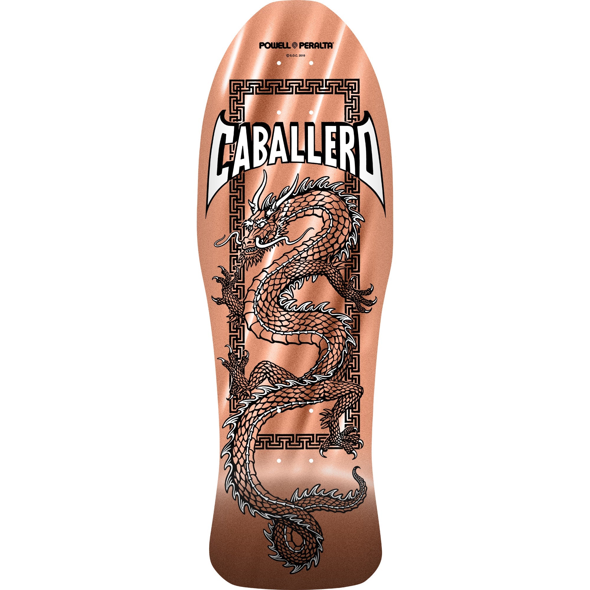 Powell Peralta Skateboard Cab Chinese Dragon Copper Foil / Independent/ Rat Bones Black