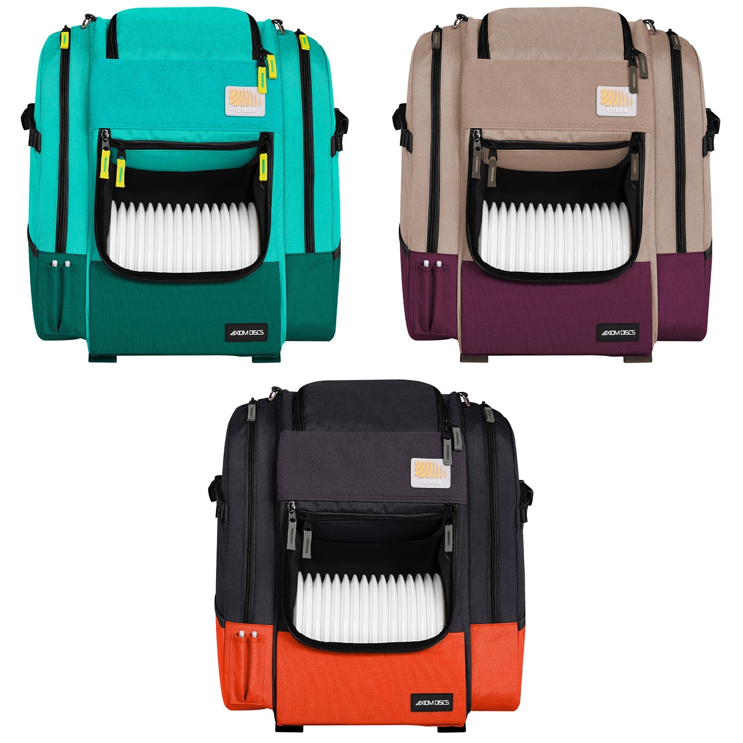 Axiom Disc Golf Backpack Bag - Voyager Backpack - Holds 18-20 Discs