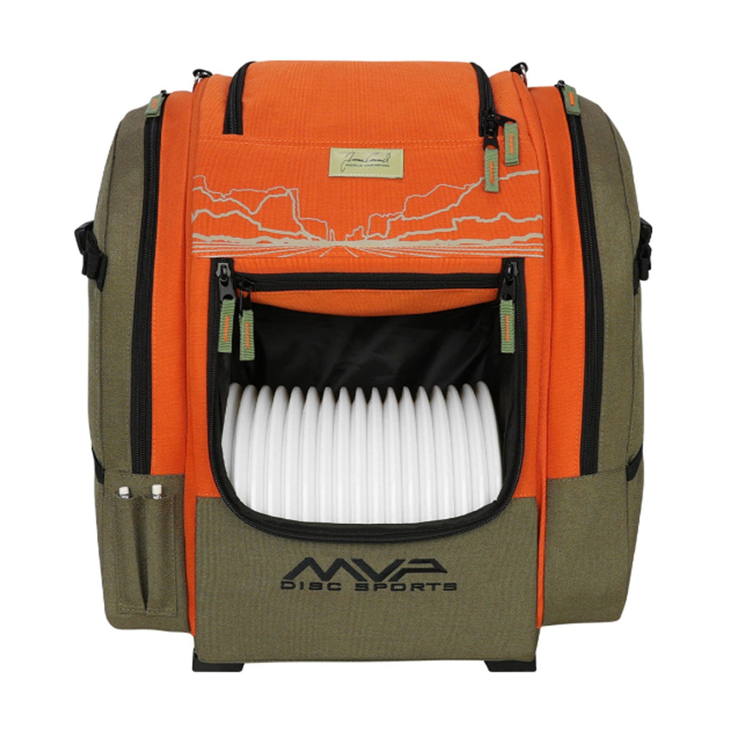 MVP Disc Golf Bag James Conrad Voyager Signature Backpack - Choose Color