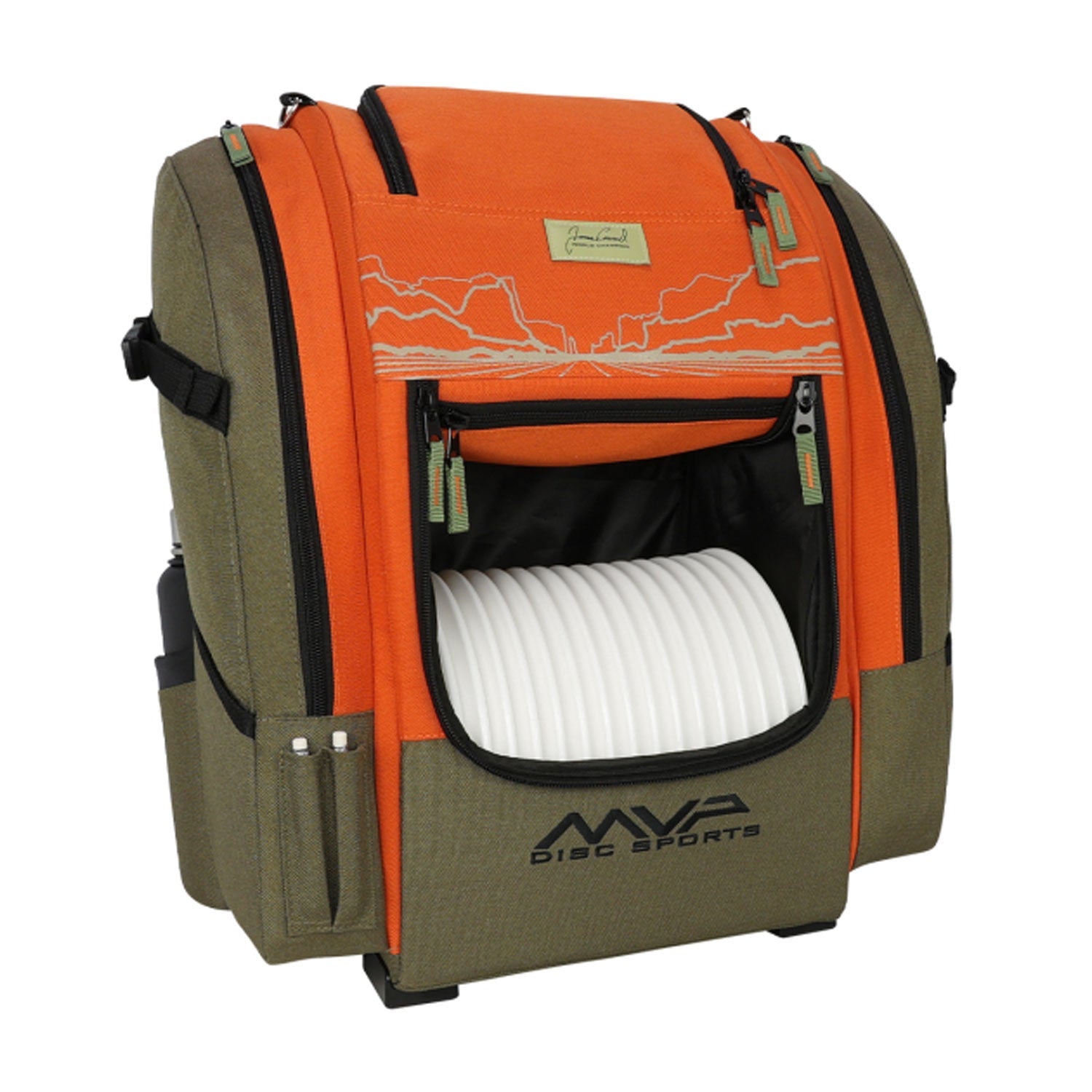MVP Disc Golf Bag James Conrad Voyager Signature Backpack - Choose Color