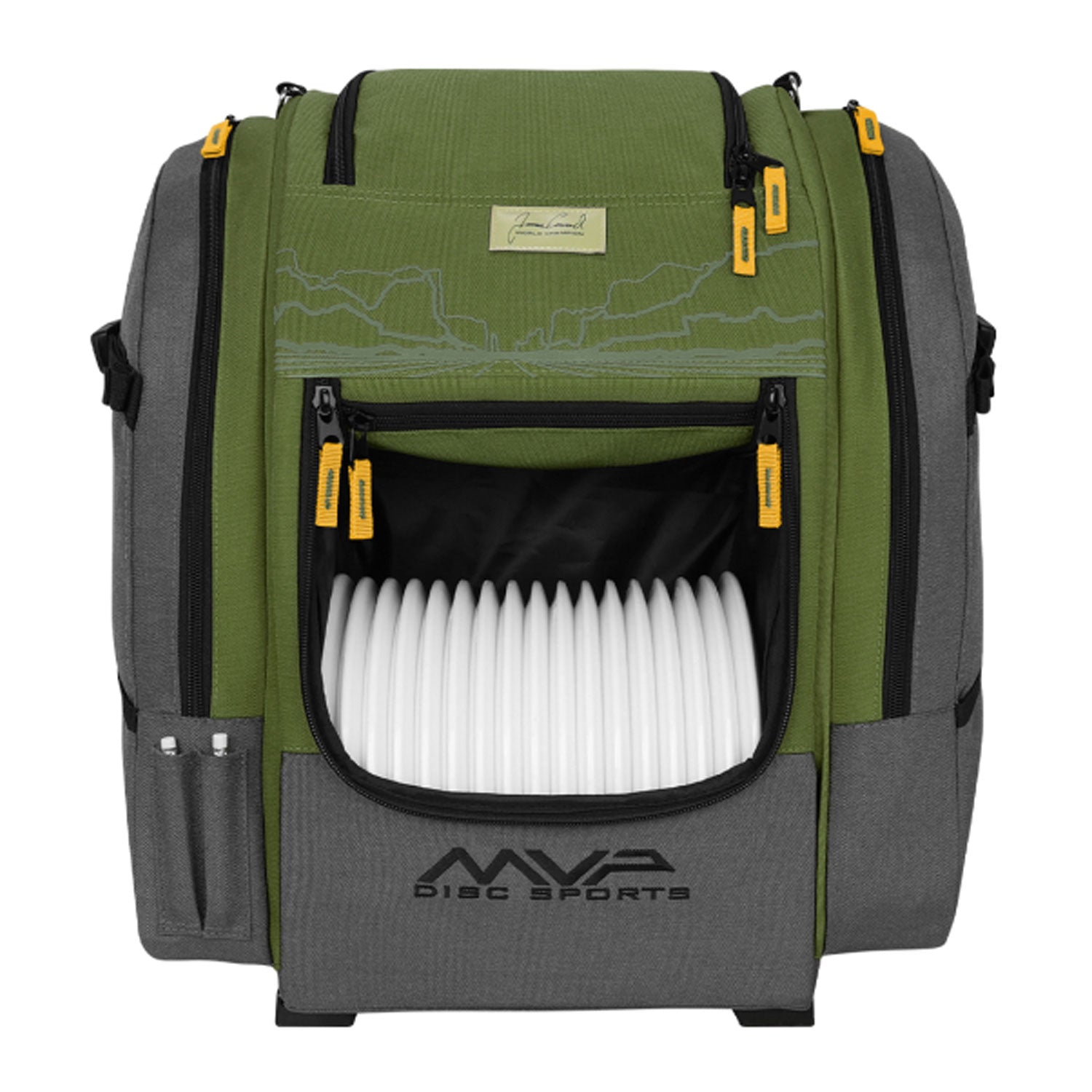 MVP Disc Golf Bag James Conrad Voyager Signature Backpack - Choose Color