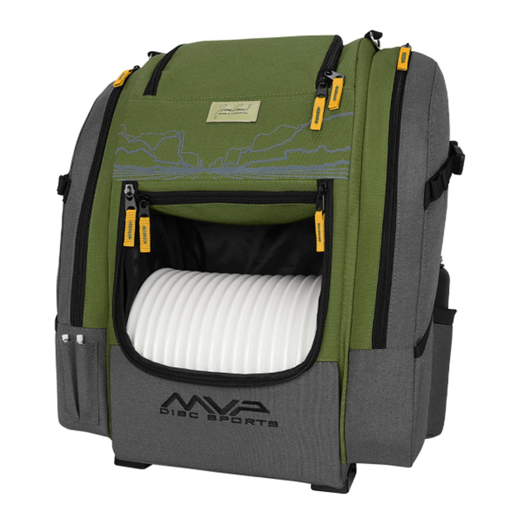 MVP Disc Golf Bag James Conrad Voyager Signature Backpack - Choose Color