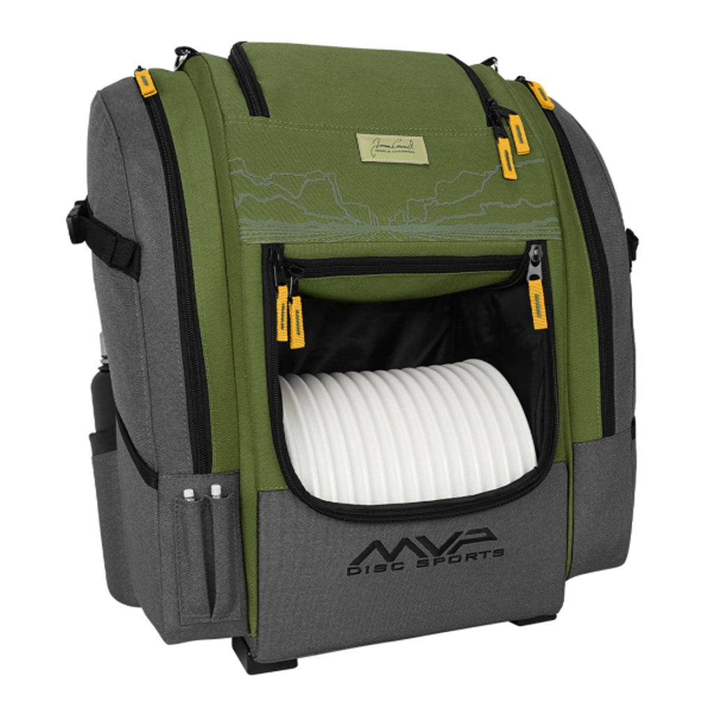 MVP Disc Golf Bag James Conrad Voyager Signature Backpack - Choose Color