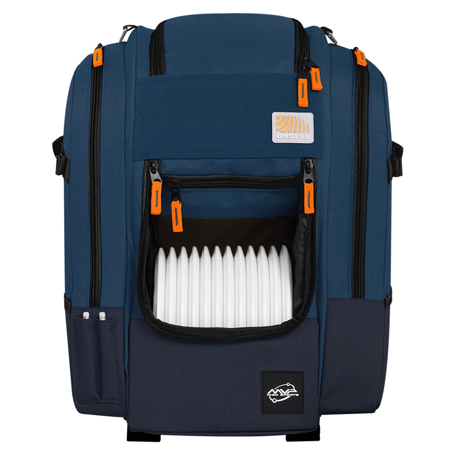 MVP Disc Golf Bag Voyager Slim Backpack Holds 16-18 Discs