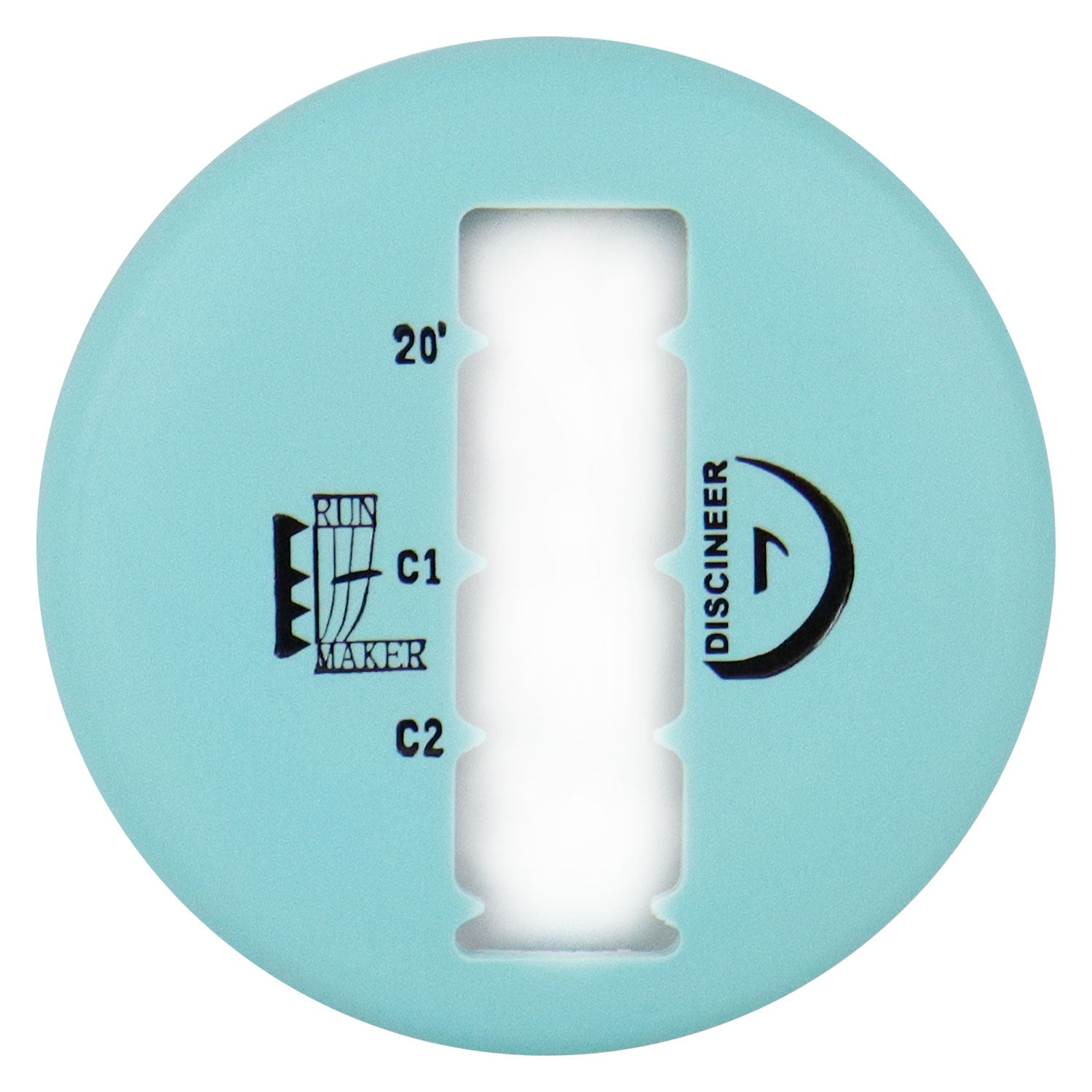 Discineer Run Maker Disc Golf Distance Estimating Mini Marker for Circle 1 & 2
