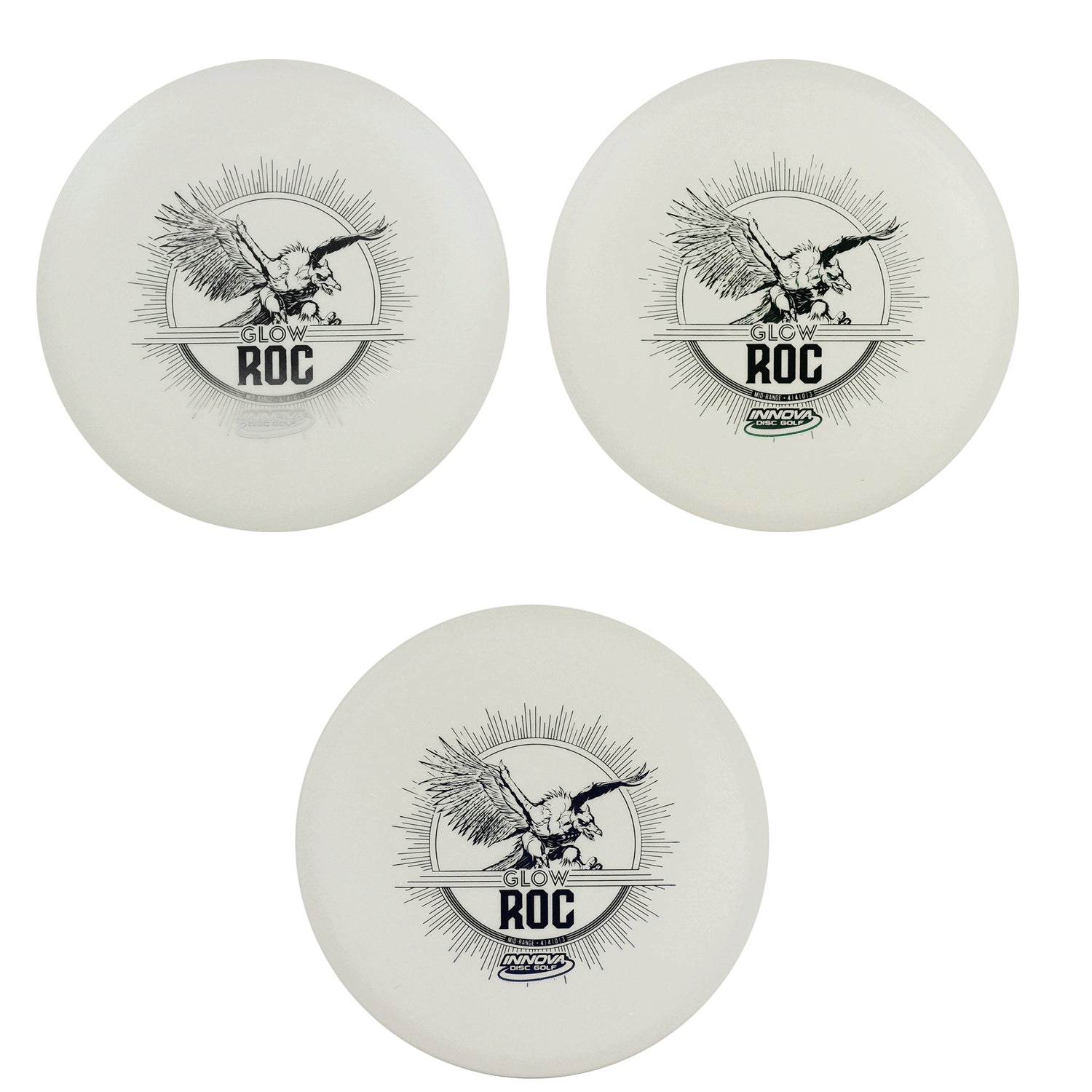 Innova Disc Golf DX Glow Roc Midrange Disc 4/4/0/3 - Choose Exact Disc