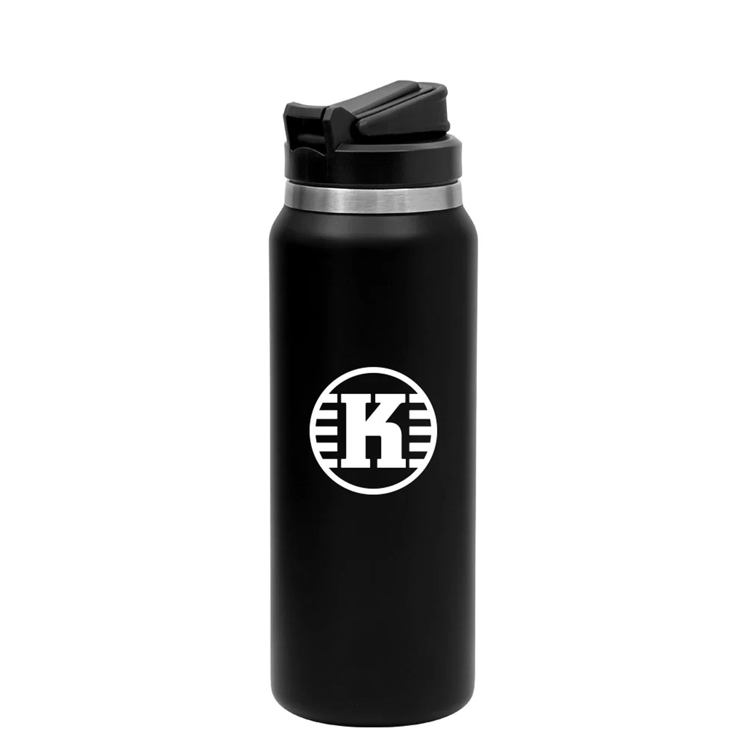 Kastaplast 32oz Stainless Steel Water Bottle w/ Straw - Choose Color