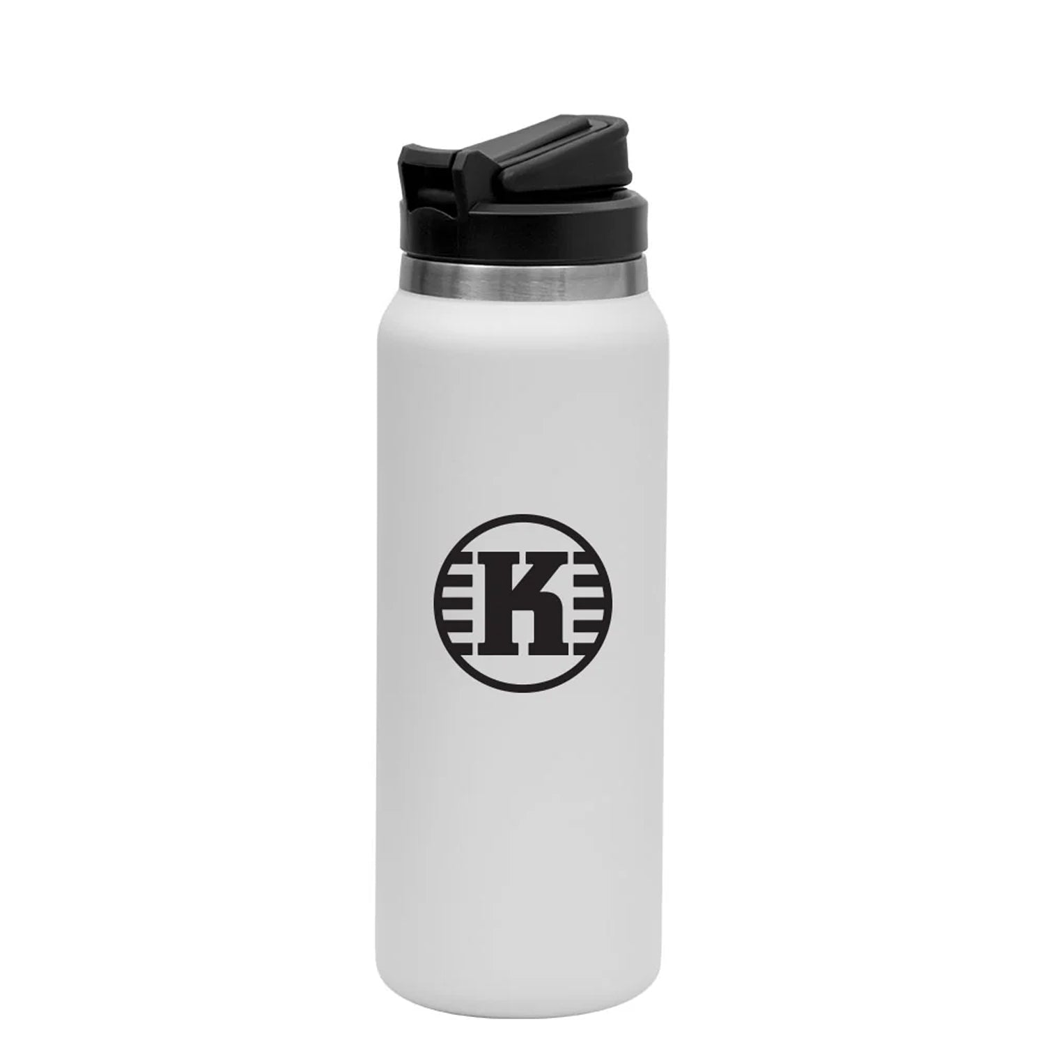 Kastaplast 32oz Stainless Steel Water Bottle w/ Straw - Choose Color