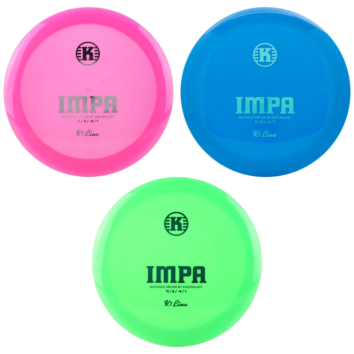 Kastaplast Disc Golf K1 Impa Distance Driver 11/6/-4/1 - Choose Exact Disc