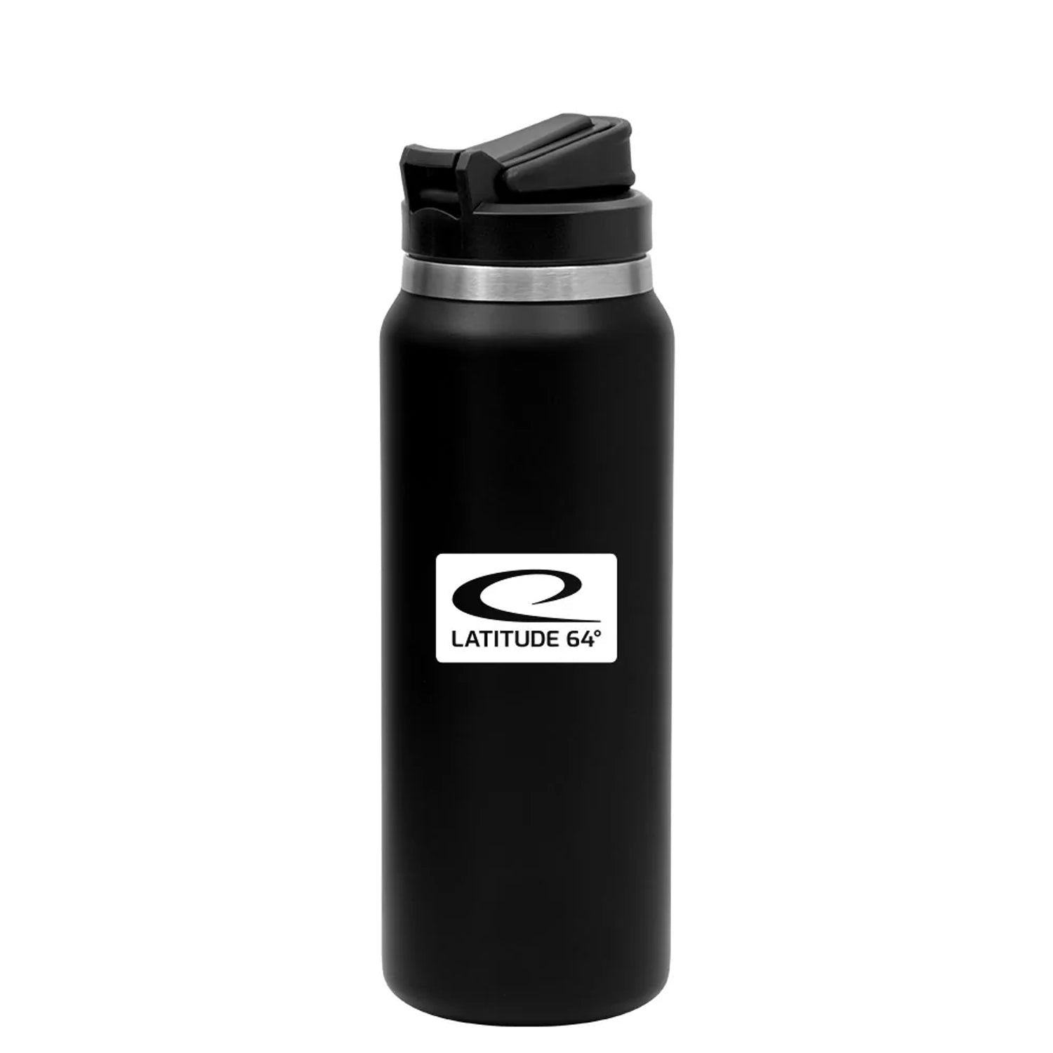 Latitude 64 32oz Stainless Steel Water Bottle w/ Straw - Choose Color
