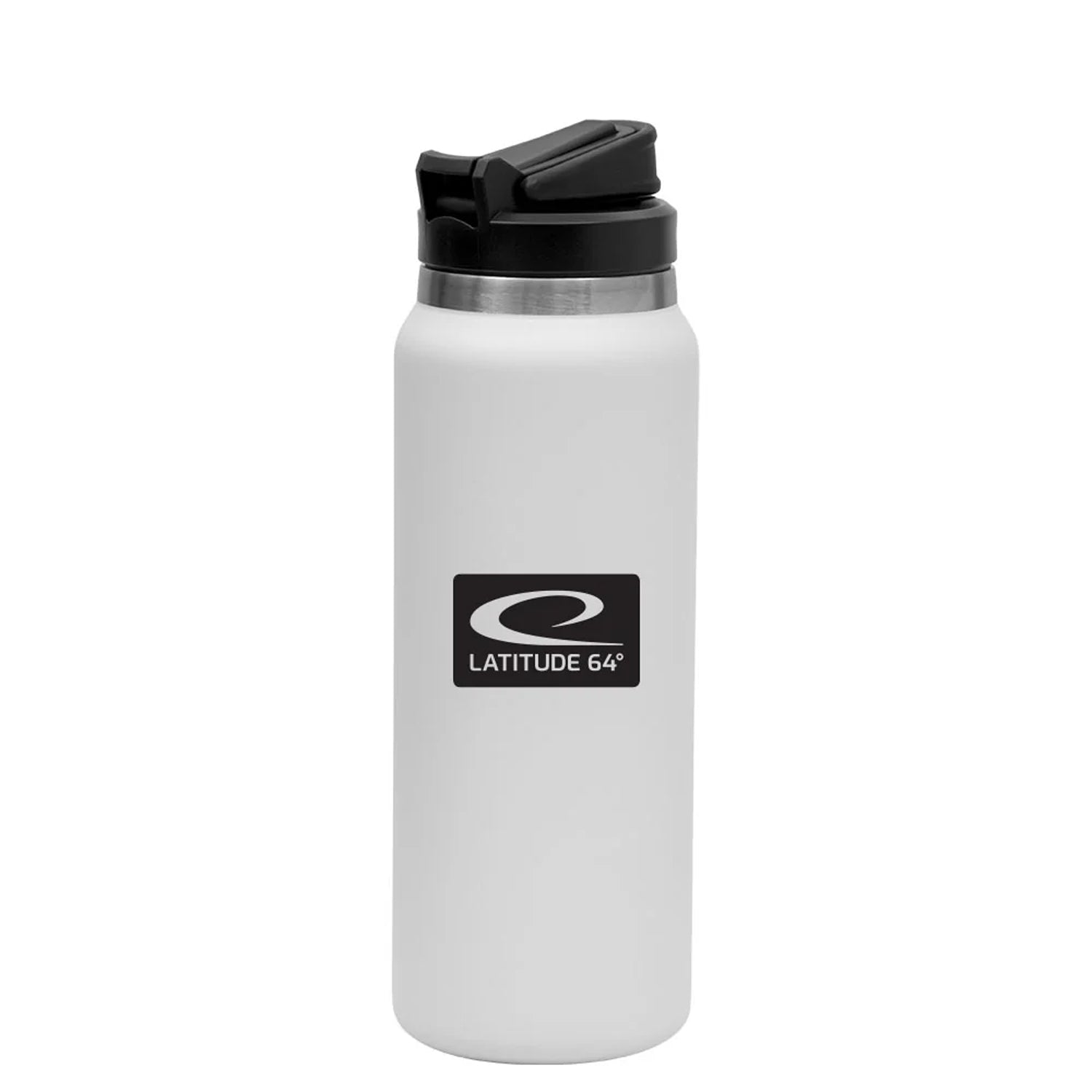 Latitude 64 32oz Stainless Steel Water Bottle w/ Straw - Choose Color