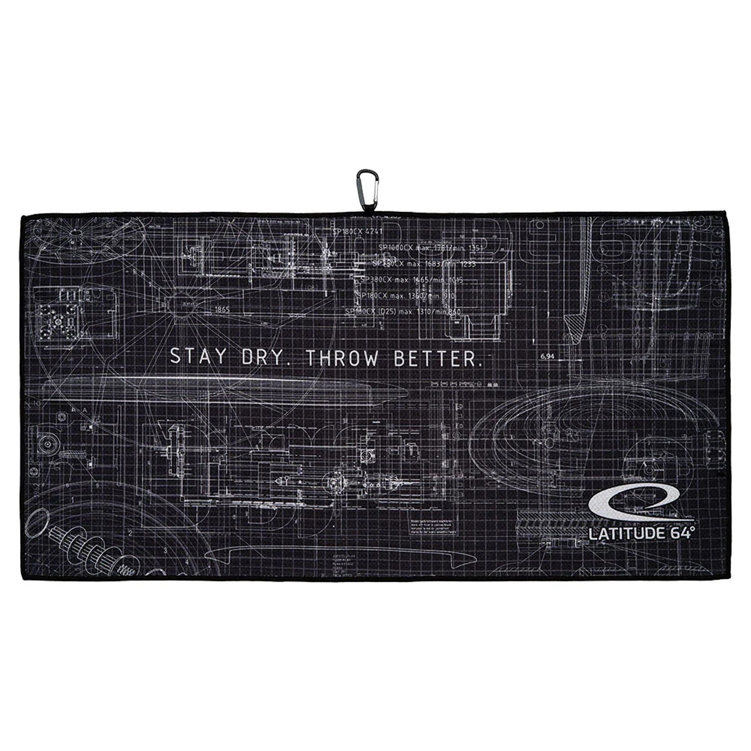 Latitude 64  Disc Golf Microfiber Waffle Towel - Choose Color