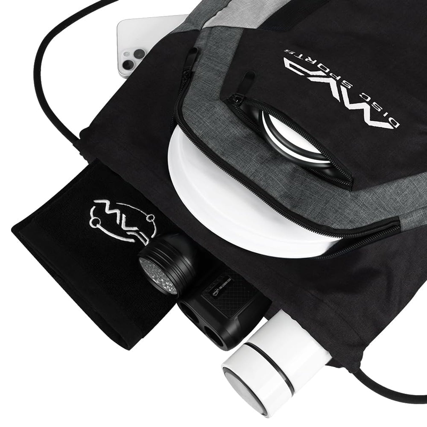 MVP Disc Golf Drawstring Backpack Bag - Choose Color