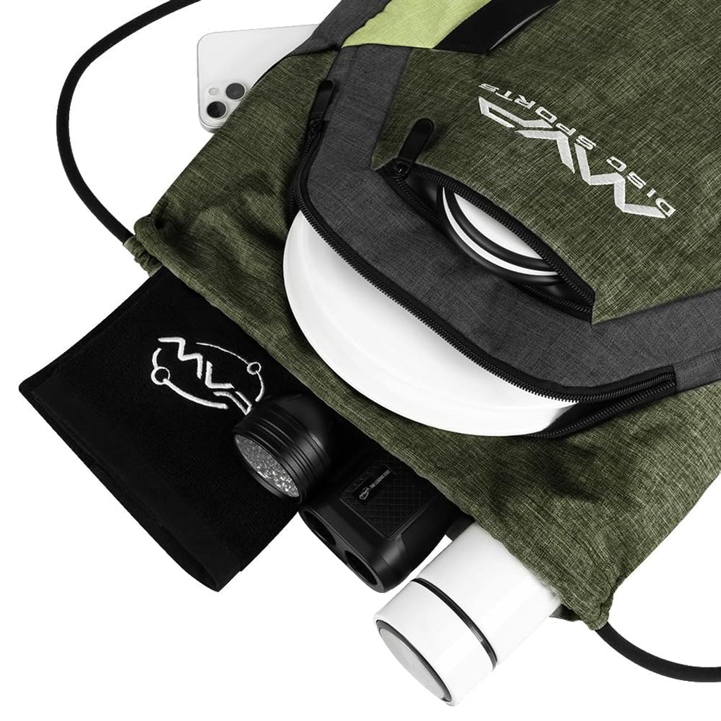MVP Disc Golf Drawstring Backpack Bag - Choose Color