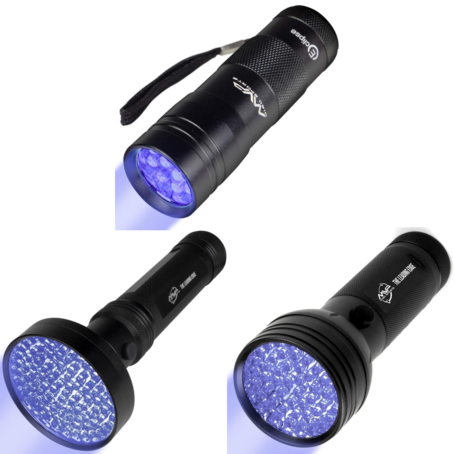 MVP Disc Golf UV Flashlight for Glow in the Dark Discs Night Disc Golf - Choose Size