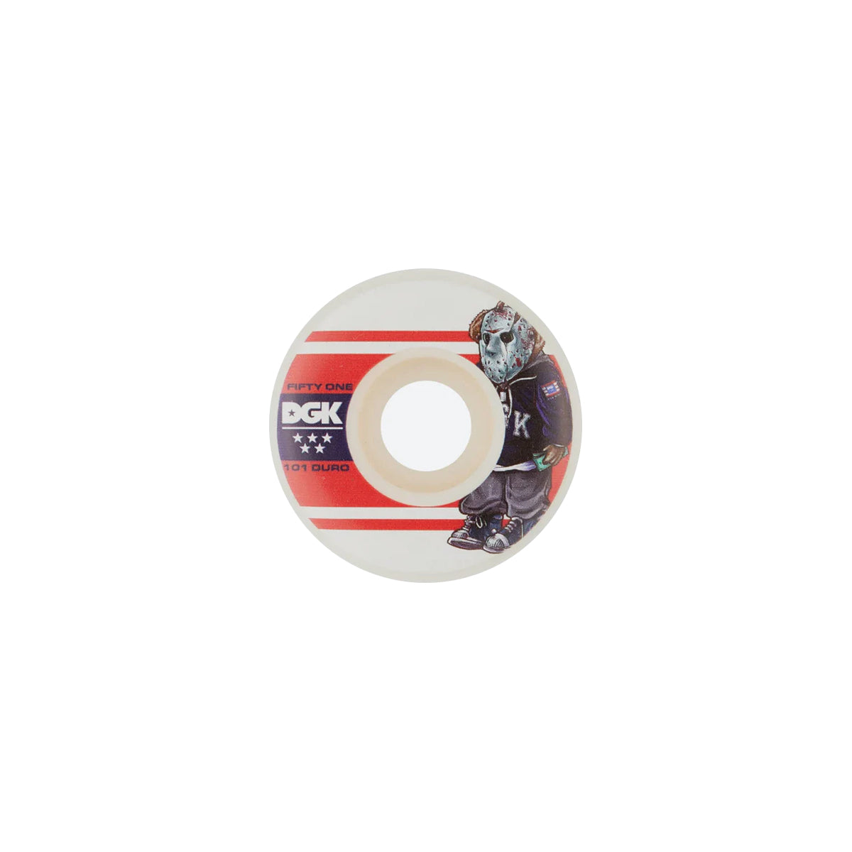 DGK Skateboard Wheels 51mm The Plug 101A White