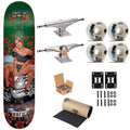 DGK Premium Skateboard Ortiz Around the Way 8.1" Independent Trucks, SML Wheels, Indy Bearings