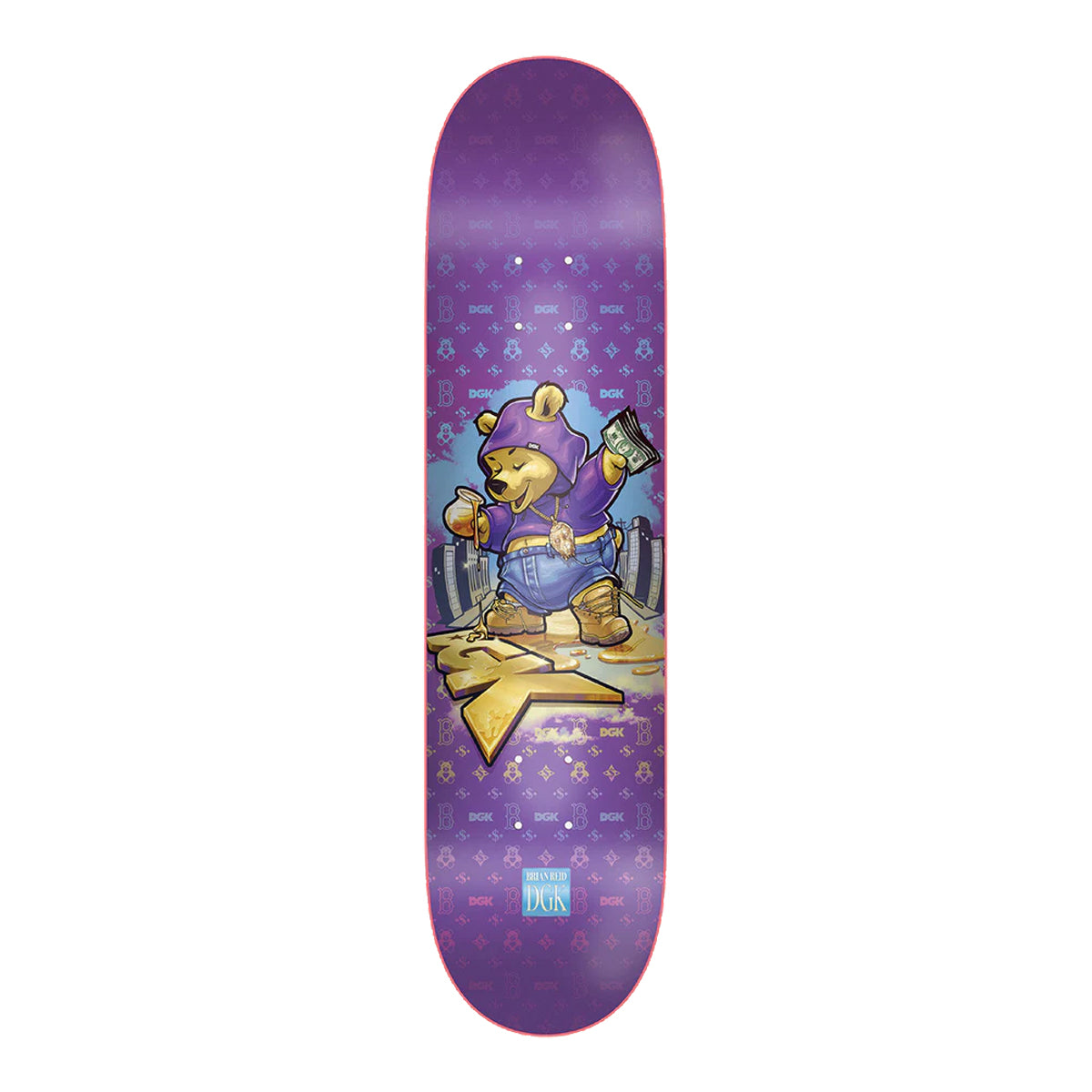 DGK Skateboard Deck Brian Reid Goldie 8.25" x 31.85"