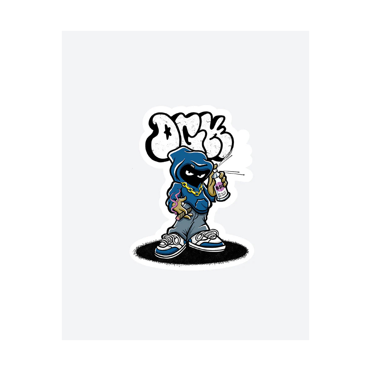 DGK Skateboards Sticker Menace 3" x 4"