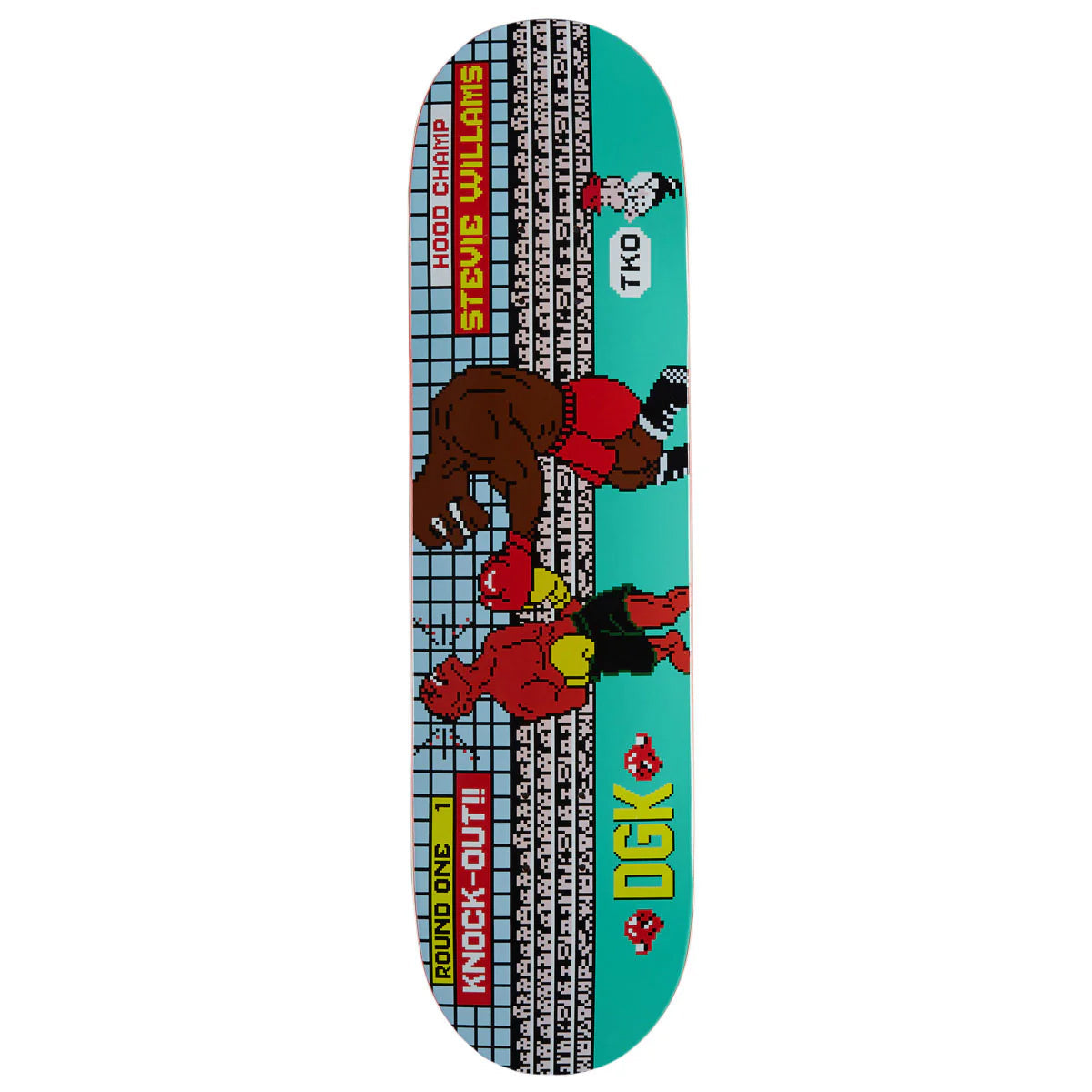 DGK Skateboard Complete Stevie Williams 8-Bit TKO 8.0" x 31.85"