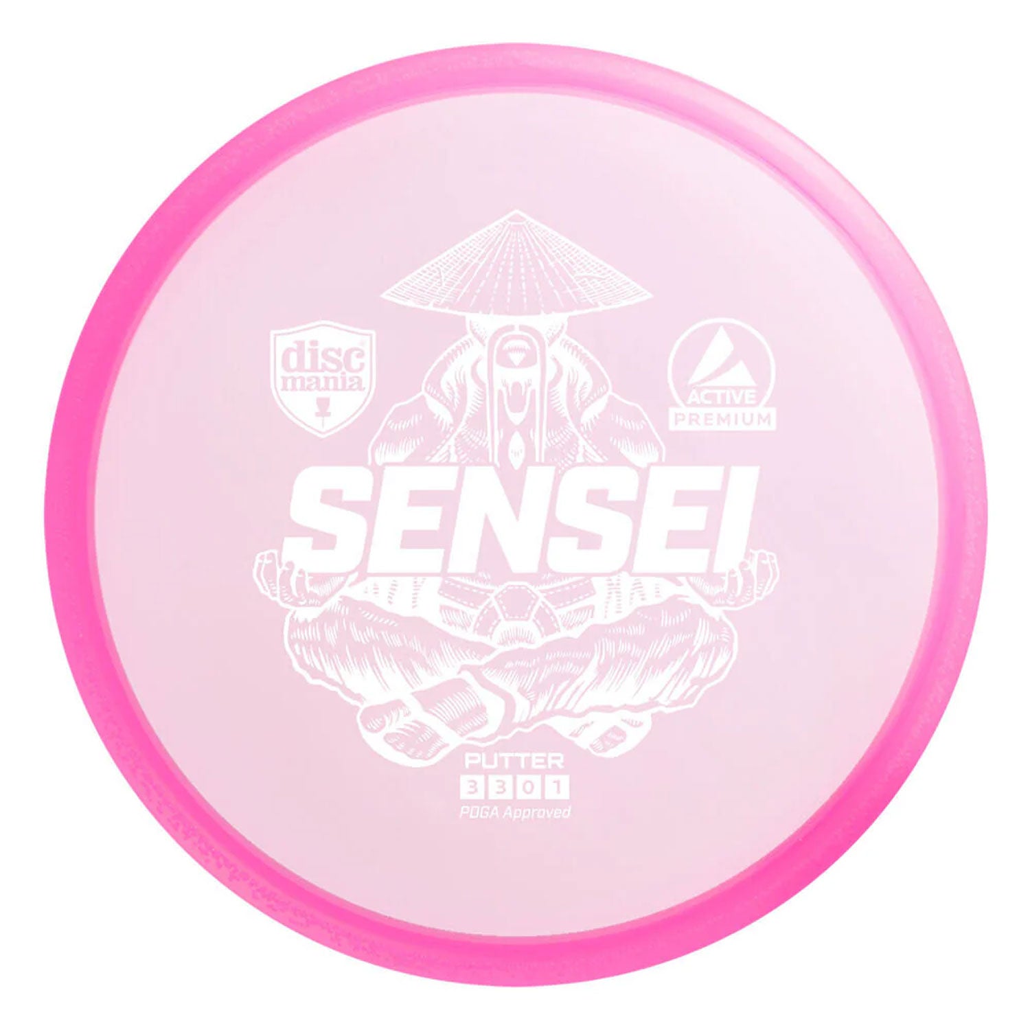 Discmania Disc Golf Premium Sensei Putter Active - Choose Color and Weight