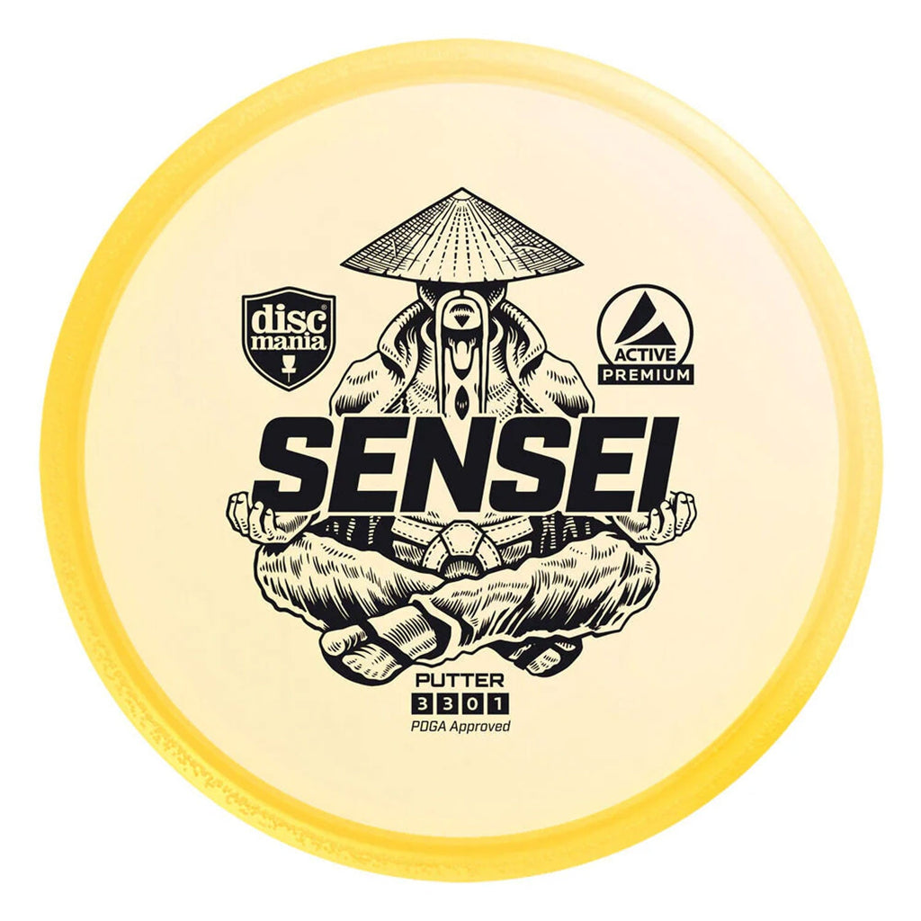Discmania Disc Golf Premium Sensei Putter Active - Choose Color and Weight