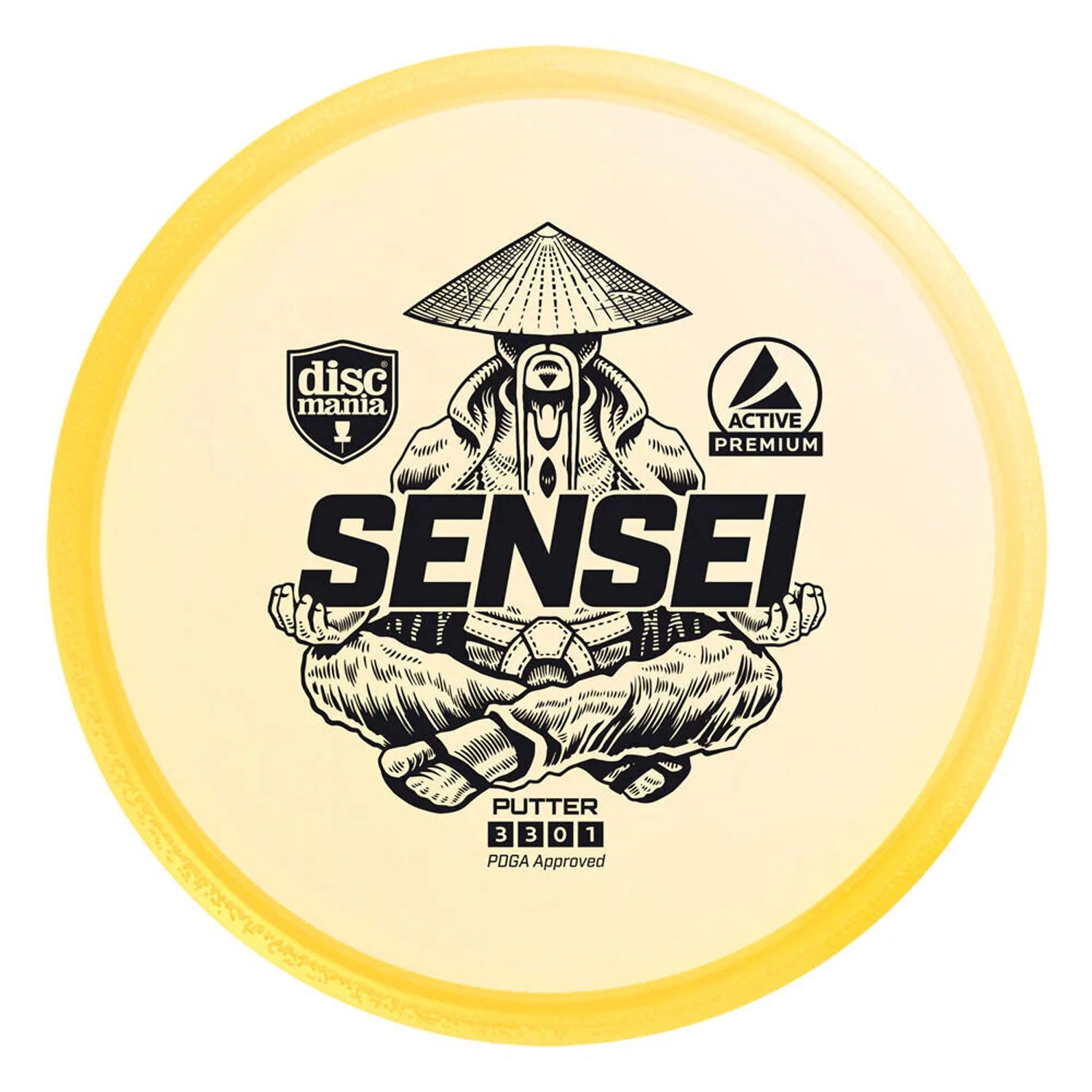 Discmania Disc Golf Premium Sensei Putter Active - Choose Color and Weight